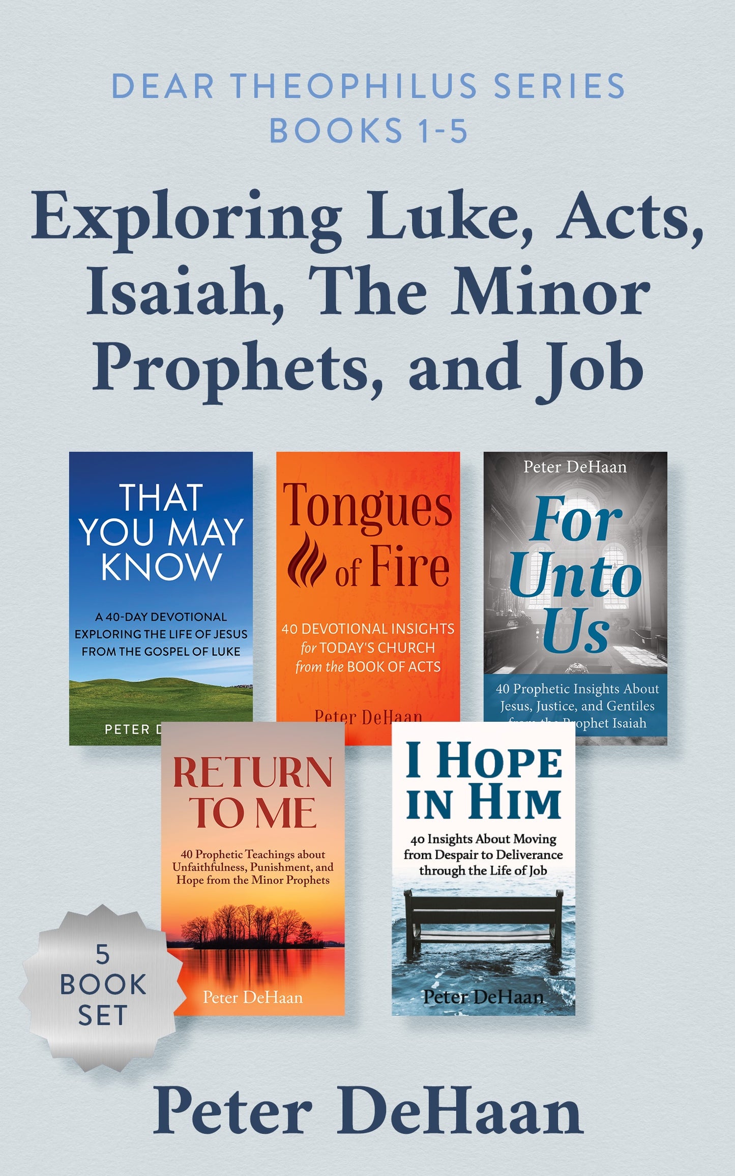Dear Theophilus Books 1–5: Exploring Luke, Acts, Isaiah, Job, and the Minor Prophets boxset (ebook)